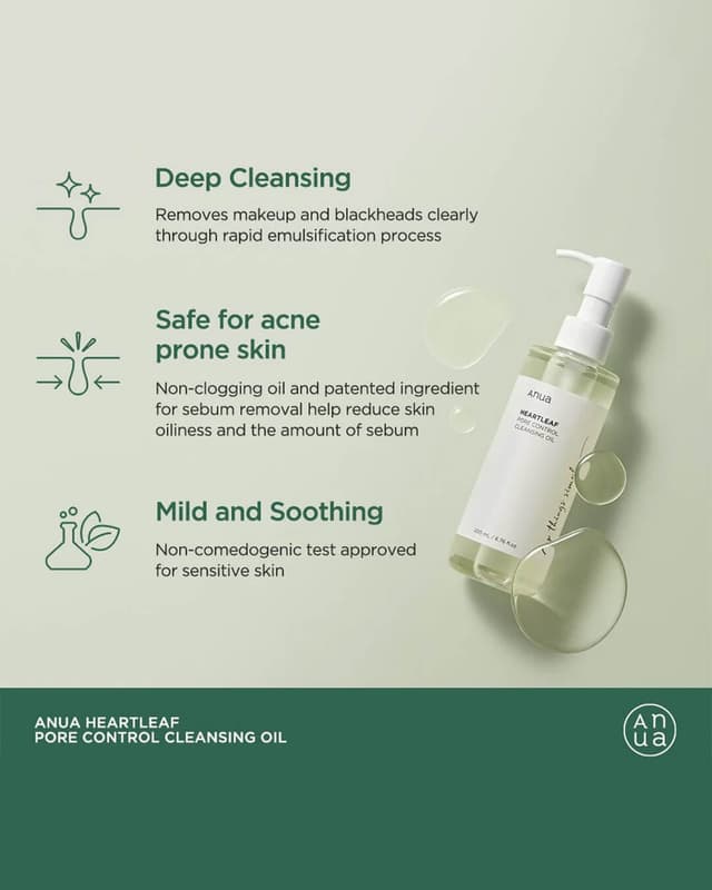 Heartleaf Pore Control Cleansing Oil