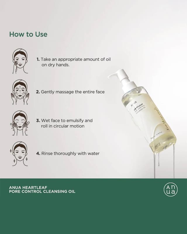 Heartleaf Pore Control Cleansing Oil