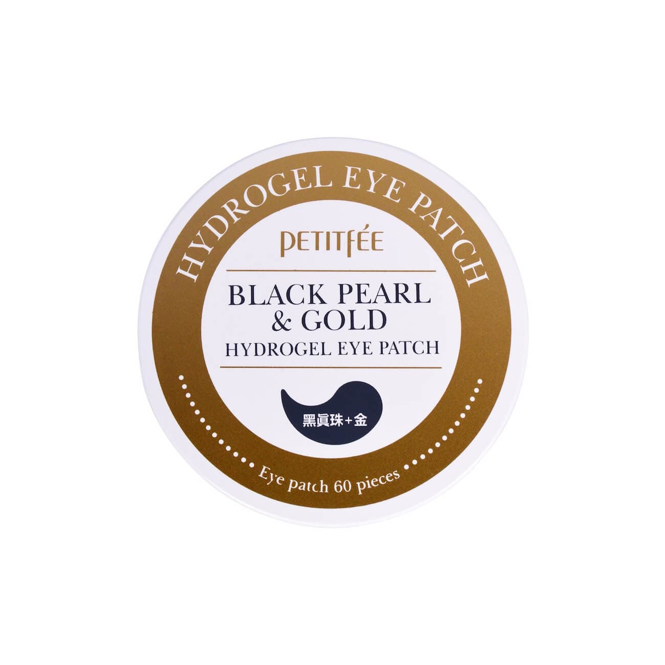 Black Pearl & Gold Hydrogel Eye Patch