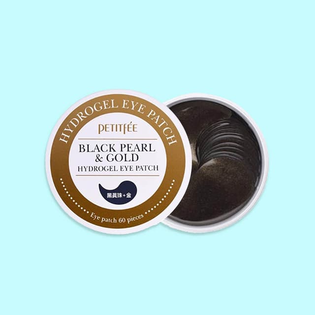 Black Pearl & Gold Hydrogel Eye Patch